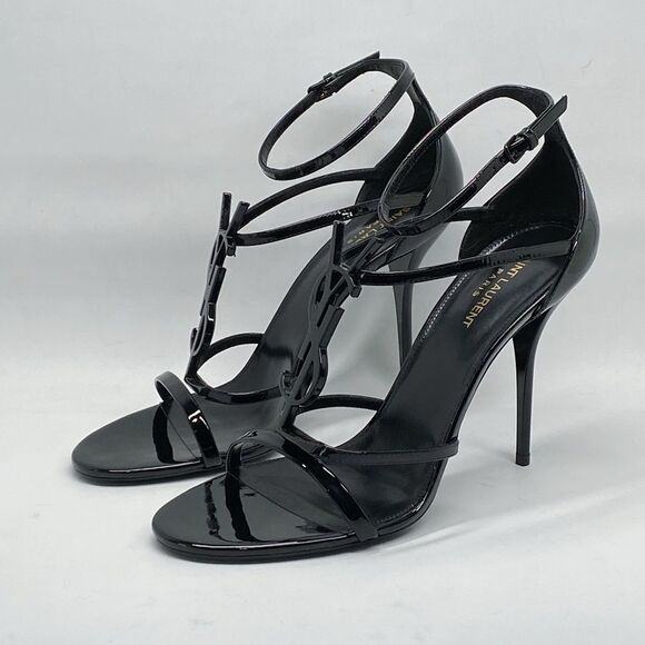 Saint Laurent Cassandra Leather Sandals size 42 - Picture 8 of 16